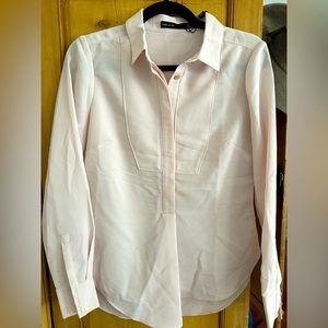 Karen Millen light pink/ cream blouse